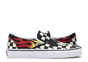 Vans  Slip-On Disney Mickey and Minnie (W) Mickey Mouse And Minnie Mouse/Checker Flame (VN0A38F7UJ4)