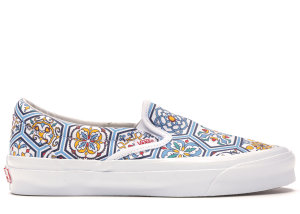 Vans  Slip-On Kith Moroccan Tile Blue White/Multi (VN0A45JK2CM)