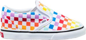 Vans  Slip-On Rainbow Checkerboard (TD) Rainbow/True White (VN000EX8U09)