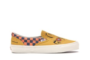 Vans  Slip-On Ralph Steadman Checkerboard Orange Checkerboard/Orange (VN0A45JKVQO)