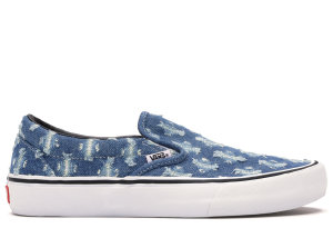 Vans  Slip-On Supreme Hole Punch Denim Blue Blue/White (VN0A38DD2DD)