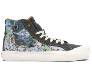 Vans Style 138 Ralph Steadman Frog Green/White (VN0A3DP9VQW)