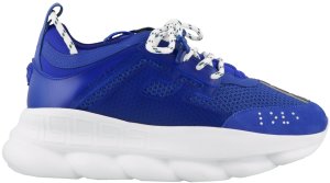 Versace  Chain Reaction Blue Mesh Rubber Suede Blue (DSU7071E D7CTG K7B)