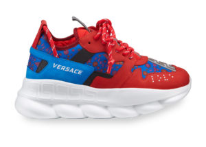 Versace  Chain Reaction Chunky Medallion Red/Blue (DSU7462-D46TG_KPMC)