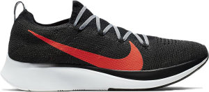 Nike  Zoom Fly Flyknit Black Black Obsidian Mist Pure Platinum Bright Crimson (AR4561-005)