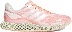 adidas  4D Run Signal Coral Footwear White/Footwear White/Signal Coral (FW6838)