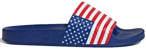 adidas  Adilette USA Red/Collegiate Royal/Cloud White (G55380)