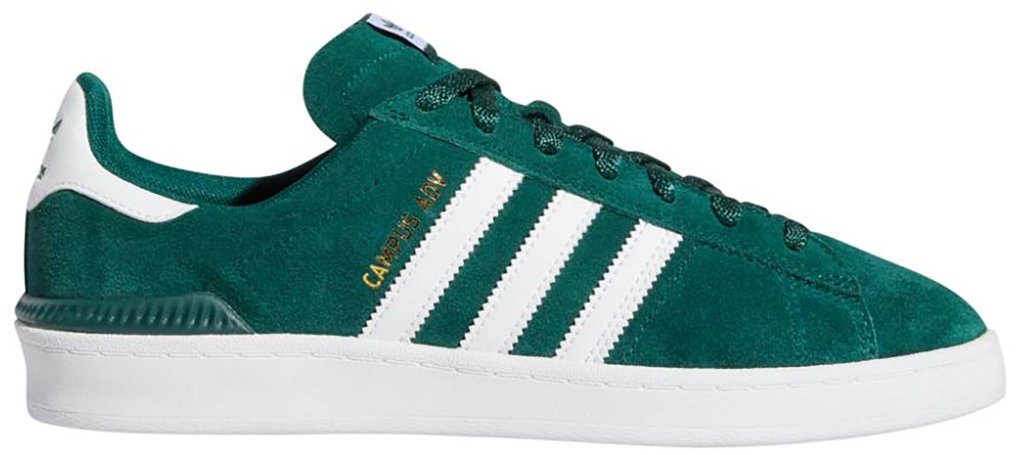 adidas Campus Adv Collegiate Green White Collegiate Green/Cloud White/Gold Metallic (DB3191)