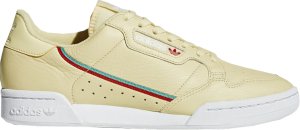 adidas  Continental 80 Mist Sun Mist Sun/Hi-Res Aqua/Scarlet (AQ1054)