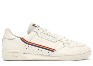 adidas  Continental 80 Pride (2019) Chalk White/Multi-Color/Chalk White (EF2318)