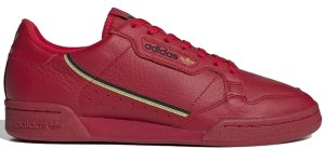 adidas  Continental 80 Scarlet Scarlet/Gold Metallic/Core Black (EE4144)