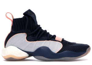 adidas  Crazy BYW X Collegiate Navy Clear Orange Collegiate Navy/Clear Grey/Clear Orange (B42243)