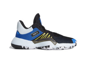 adidas  D.O.N Issue #1 Black Black/Glory Blue/Shock Yellow (EF9908)