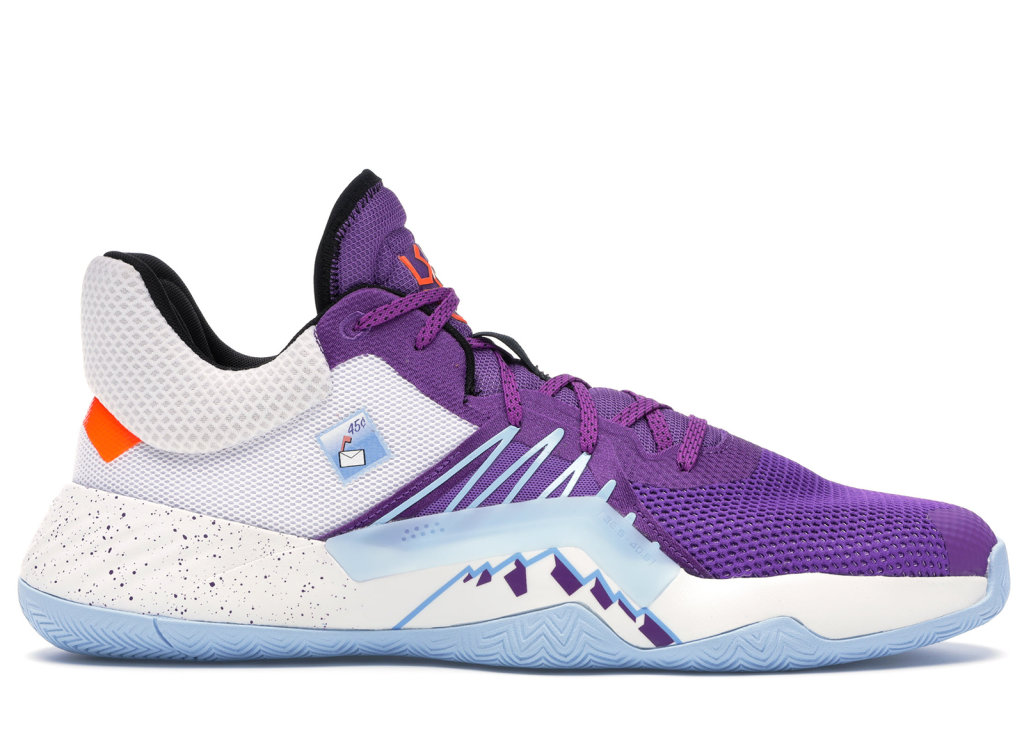 adidas D.O.N. Issue #1 Mailman Karl Malone Active Purple/Footwear White/Glow Blue (EG5666)