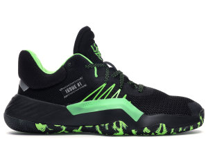 adidas  D.O.N. Issue #1 Stealth Spider Man Core Black/Hi-Res Green/Hi-Res Yellow (EF2805)