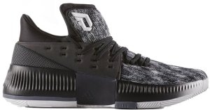 adidas  Dame 3 Static Running White/Core Black/Onix (BY3760)