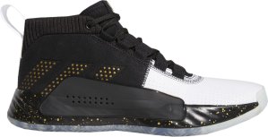 adidas  Dame 5 Black Gold White Core Black/Gold Metallic/Cloud White (G28821)