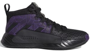 adidas Dame 5 Marvel Black Panther (Youth) Core Black/Active Purple/Silver Metallic (EG2627)
