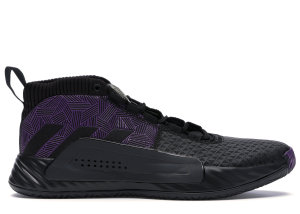 adidas  Dame 5 Marvel Black Panther Core Black/Active Purple/Silver Metallic (EF2259/EF2523)
