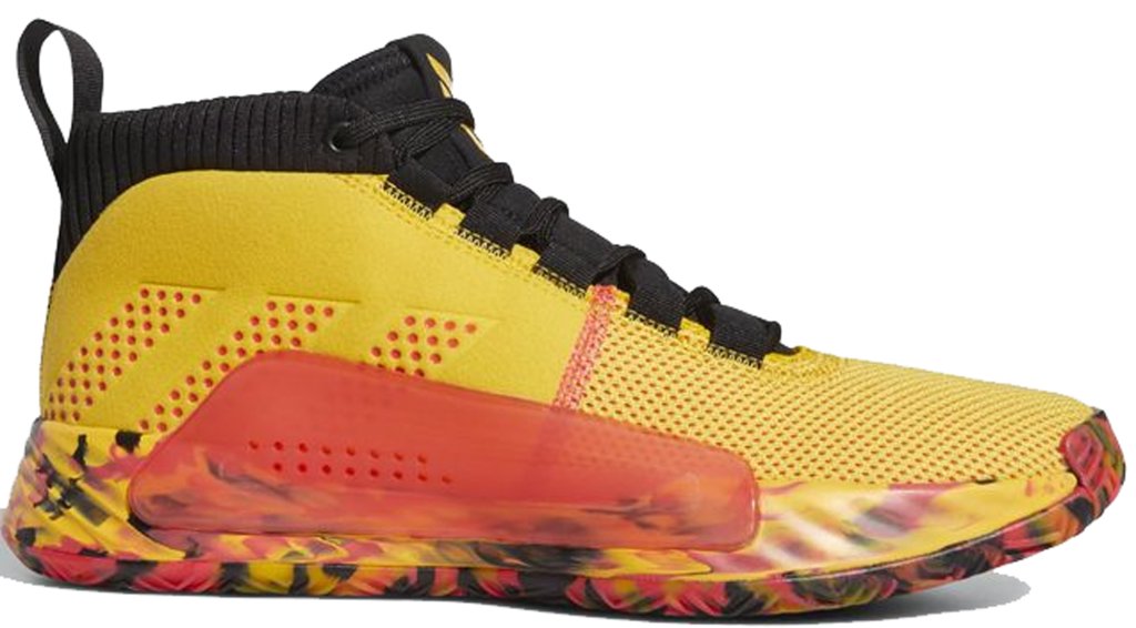 adidas Dame 5 Storytelling Bold Gold/Shock Red/Core Black (BB9315)