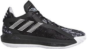 adidas  Dame 6 Core Black White Core Black/Cloud White/Core Black (FU6807)