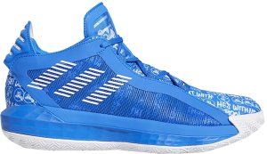 adidas  Dame 6 Glory Blue Glory Blue/Cloud White/Glory Blue (FU6809)