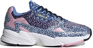 adidas  Falcon Out Loud Collection (W) Collegiate Navy/Glow Blue/True Pink (EE7098)
