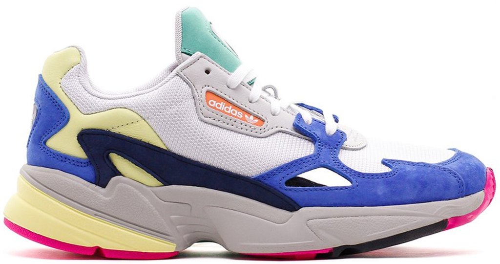 adidas Falcon White Blue (W) Cloud White/Cloud White/Blue (BB9174)