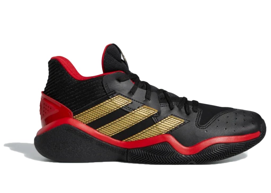adidas Harden Stepback Core Black Core Black/Scarlet/Shock Lime (EH1943)