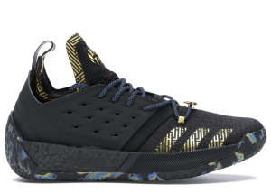 adidas  Harden Vol. 2 MVP (2018) Core Black/Gold Metallic/Trace Royal (F36848)