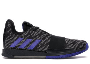 adidas Harden Vol. 3 Core Black Active Blue Core Black/Active Blue/Solid Grey (G26811)
