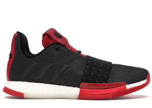 adidas  Harden Vol. 3 Core Black Scarlet Core Black/Grey/Scarlet (AQ0034)