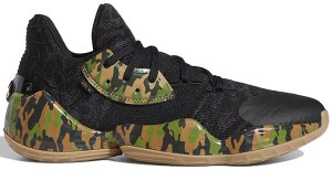 adidas Harden Vol. 4 Black Camo Core Black/Tech Olive/Legend Earth (EF1259)