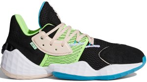 adidas  Harden Vol. 4 Black Pink Green Core Black/Pink Tint/Signal Green (FY0874)