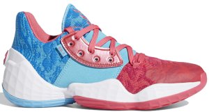 adidas  Harden Vol. 4 Candy Paint (Youth) Bright Cyan/Real Pink/Cloud White (EF2053)