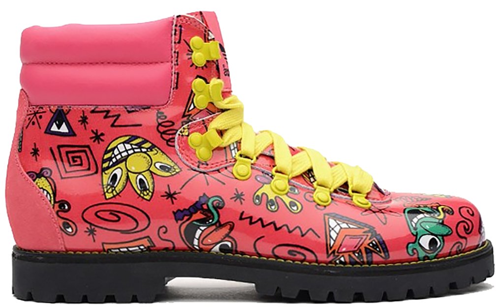 adidas JS Face Hiking Boot Pink Pink/Yellow/Black (M18988)