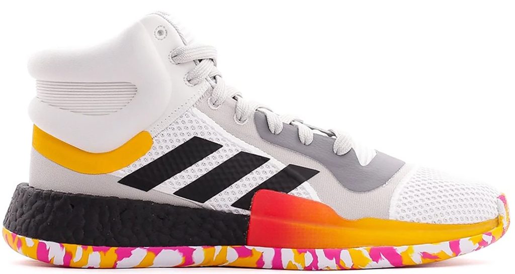 adidas Marquee Boost White Black Active Gold Cloud White/Core Black/Active Gold (G26212)
