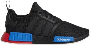 adidas NMD R1 Black Red Blue Core Black/Core Black/Lush Red (FX4355)