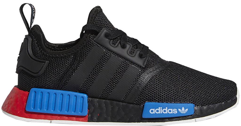 adidas NMD R1 Black Red Blue (GS) Core Black/Core Black/Lush Red (FX4352)