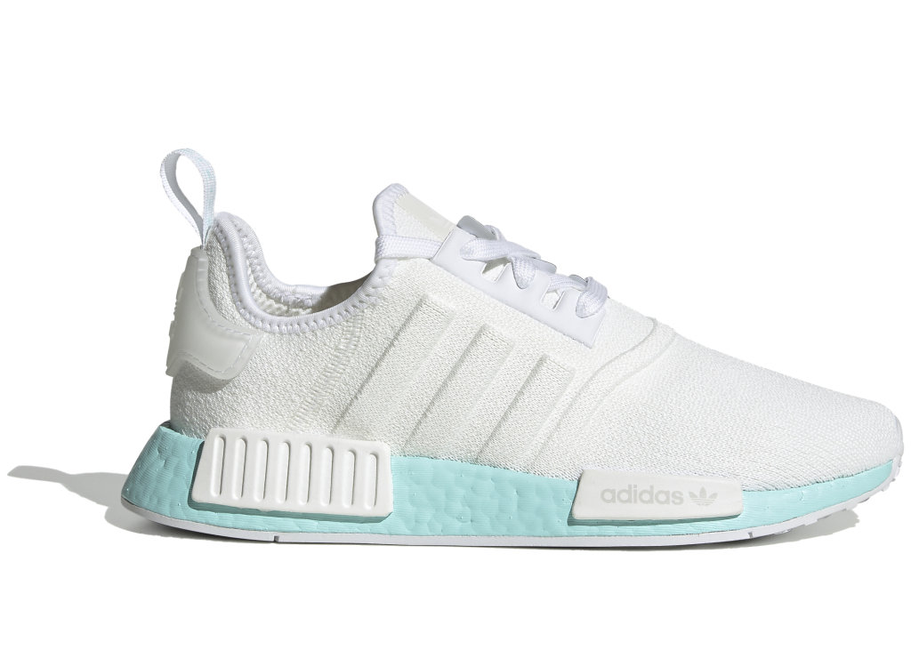 adidas NMD_R1 Cloud White Clear Aqua (W) Cloud White/Cloud White/Clear Aqua (EF4273)