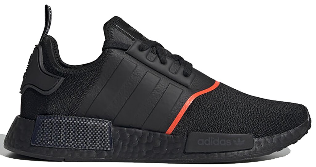 adidas NMD R1 Core Black Solar Red Line Core Black/Core Black/Solar Red (EE5085)