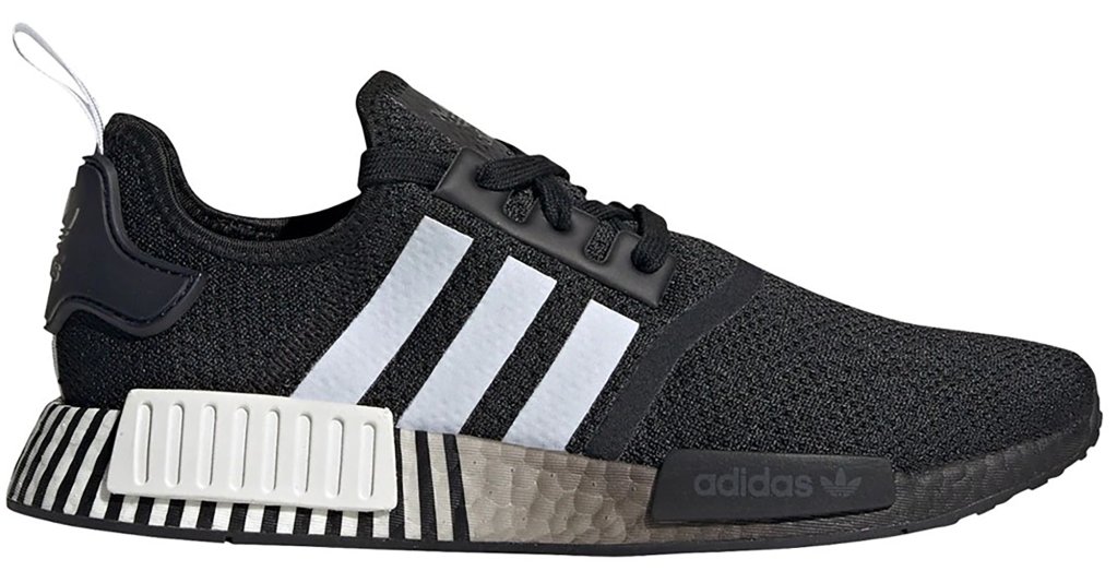 adidas NMD R1 Gradient Monochrome Black White Core Black/Cloud White/Core Black (FV3649)