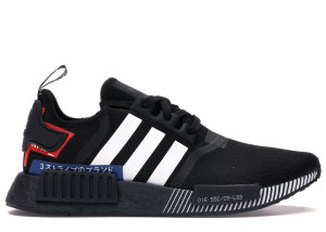 adidas  NMD R1 Japan Pack Black (2019) Core Black/Cloud White/Lush Blue (EF1734)