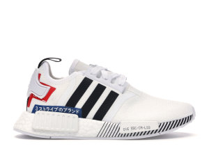 adidas NMD R1 Japan Pack White 2019 (Youth) Cloud White/Core Black/Lush Blue (EF2311)
