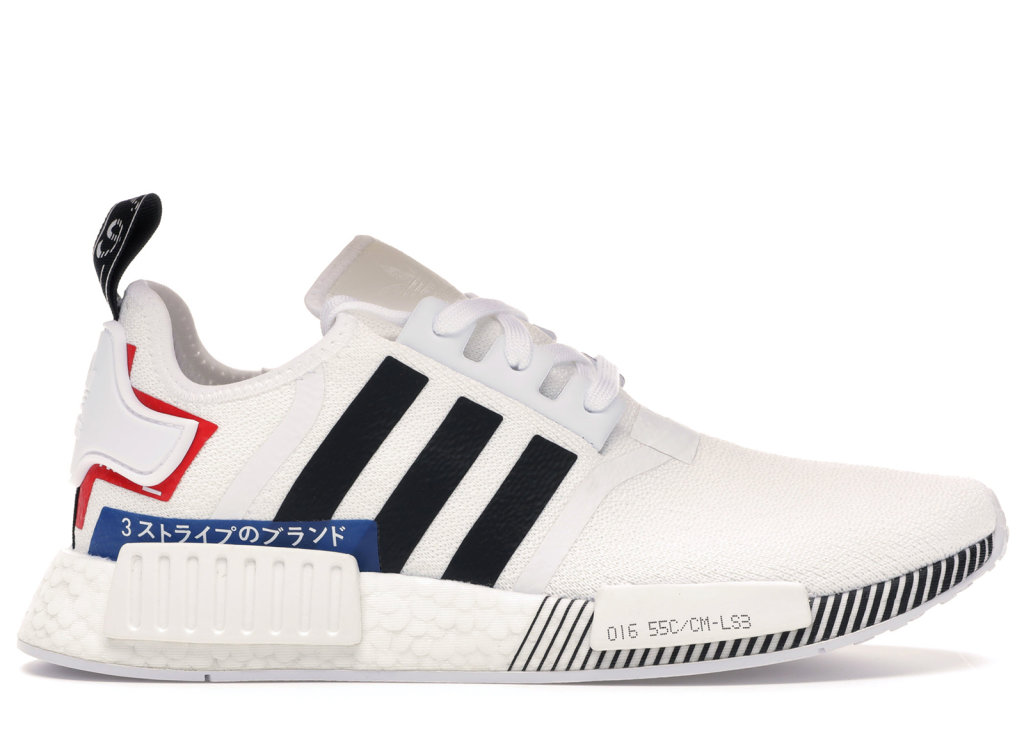 adidas NMD R1 Japan White (2019) Off White/Core Black/Lush Blue (EF0753)