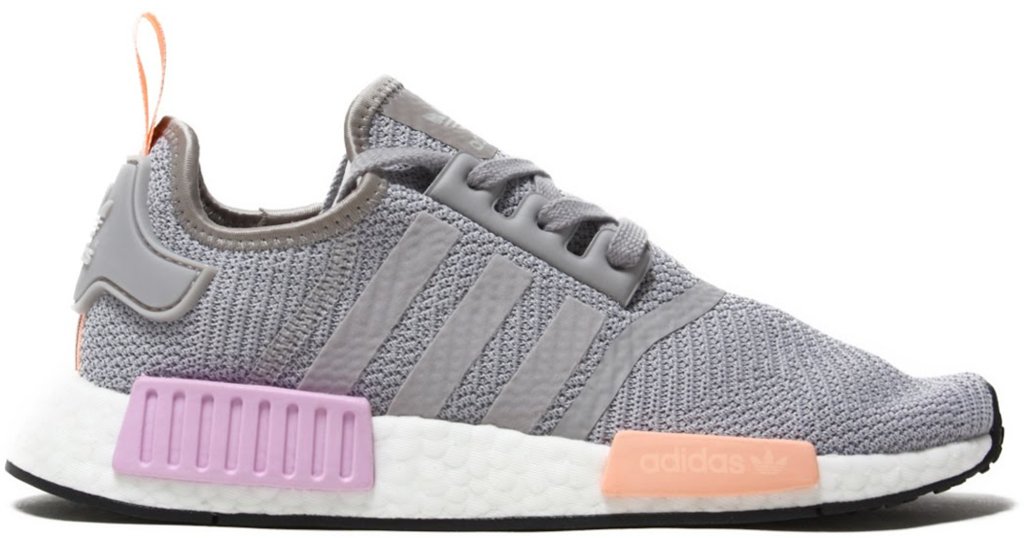adidas NMD R1 Light Granite Clear Orange (W) Light Granite/Light Granite/Clear Orange (B37647)