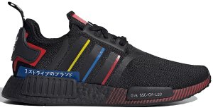 adidas NMD R1 Olympics Black (2020) Black/Blue/Red (FY1434)