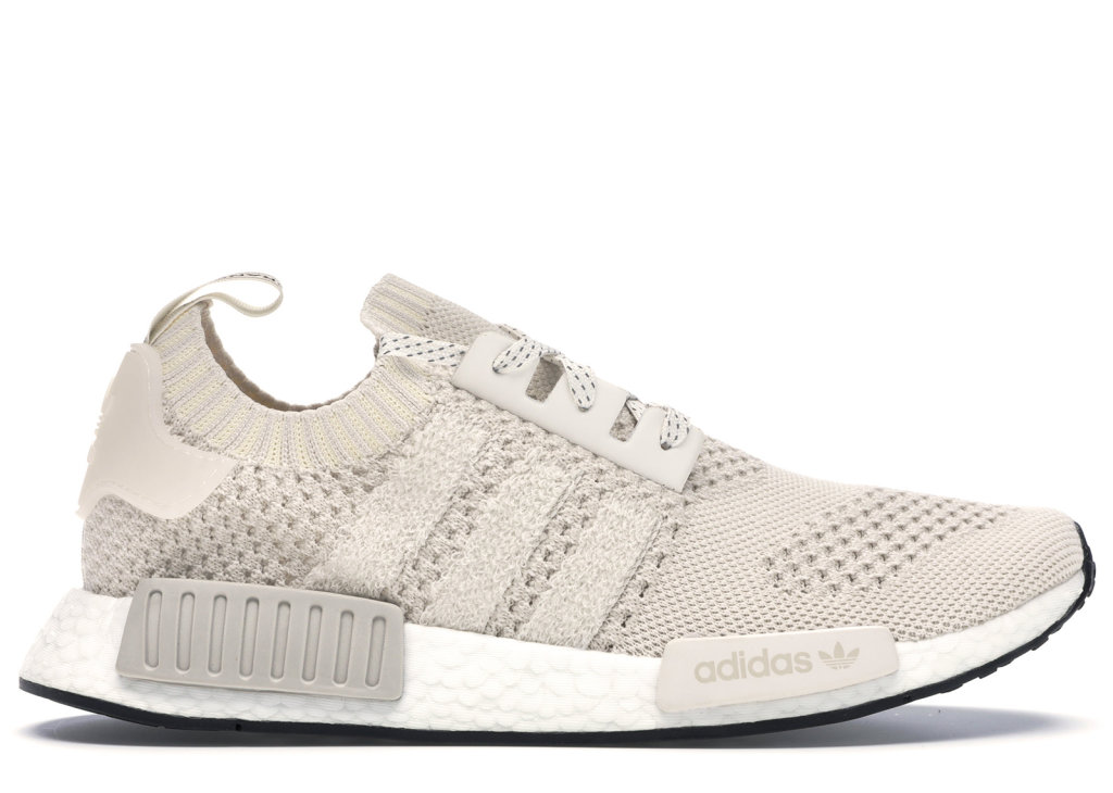 adidas NMD R1 Primeknit Chalk White Chalk White/Chalk White/Raw White (EE3651)