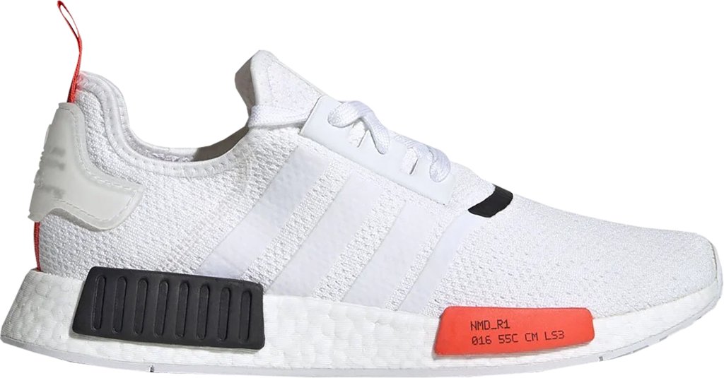 adidas NMD R1 Serial Pack Cloud White Cloud White/Solar Red/Core Black (EH0045)