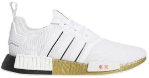 adidas NMD R1 United By Sneakers Tokyo White/Black/Solar Red (FY1159)